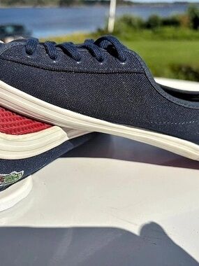 Lacoste L.12.12 Blue & White UK 6 Sneakers